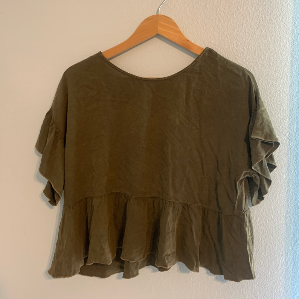 Brand New women’s top in olive green
